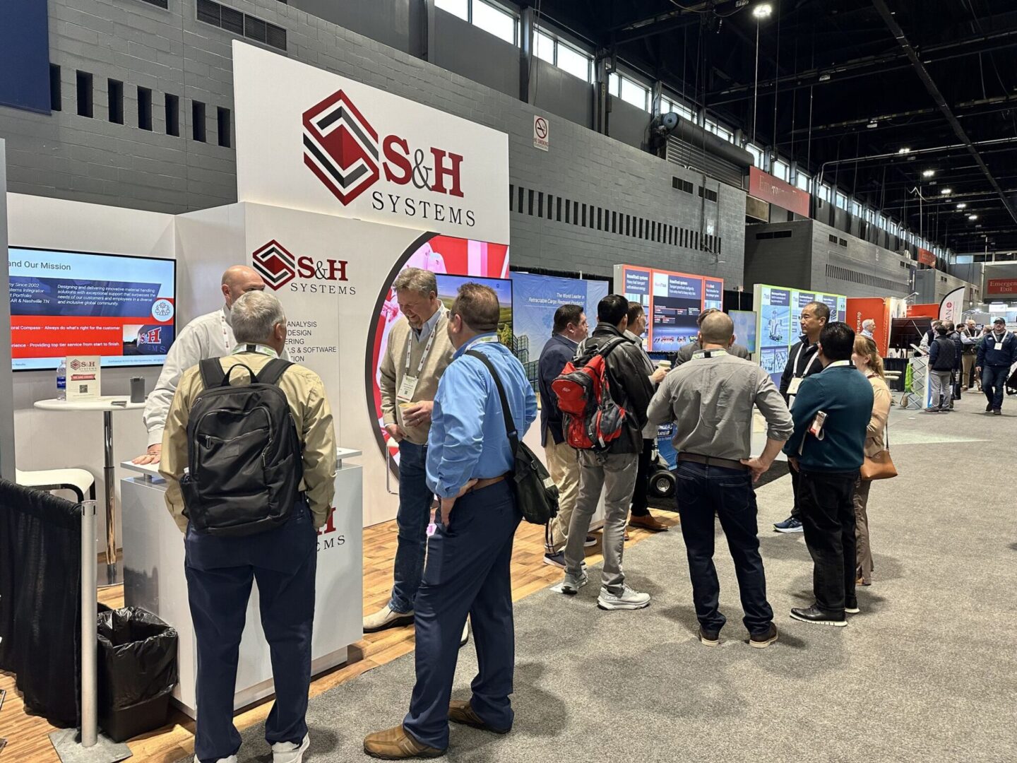 S&H Promat booth S&H Promat booth